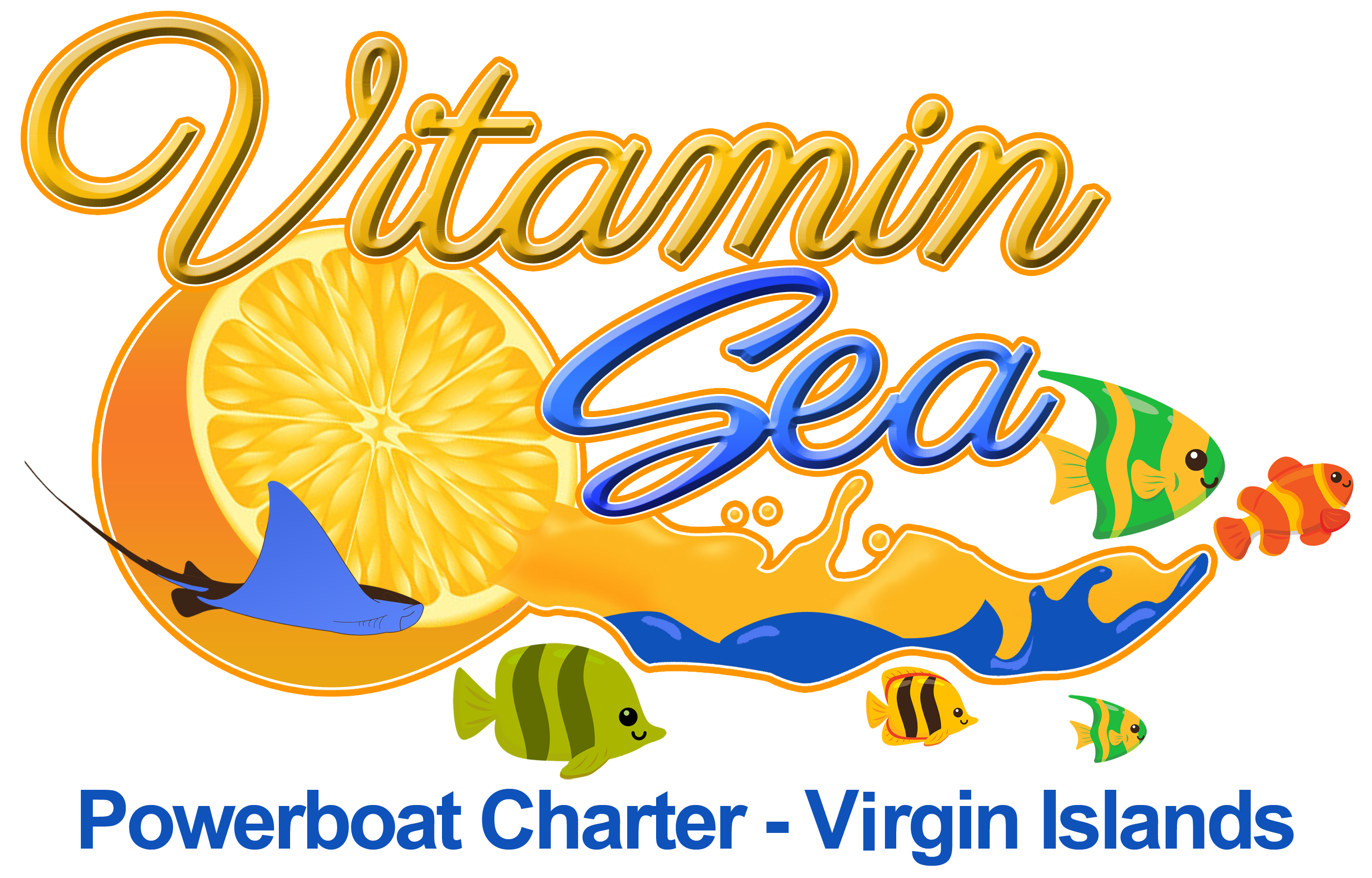 Vitamin Sea Powerboat Chatrters LogoDesign A